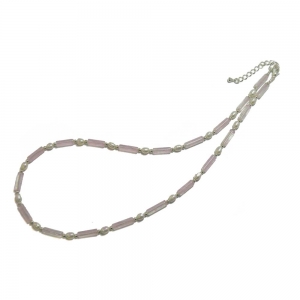 Rose Quartz And Freshwater Pearl Necklace Rose Quartz And Freshwater Pearl Necklace